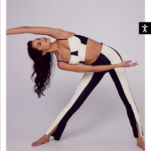 New! Anthropologie-Onzie BUSTIER MINI BELL SET BLACK IVORY dance solo costume